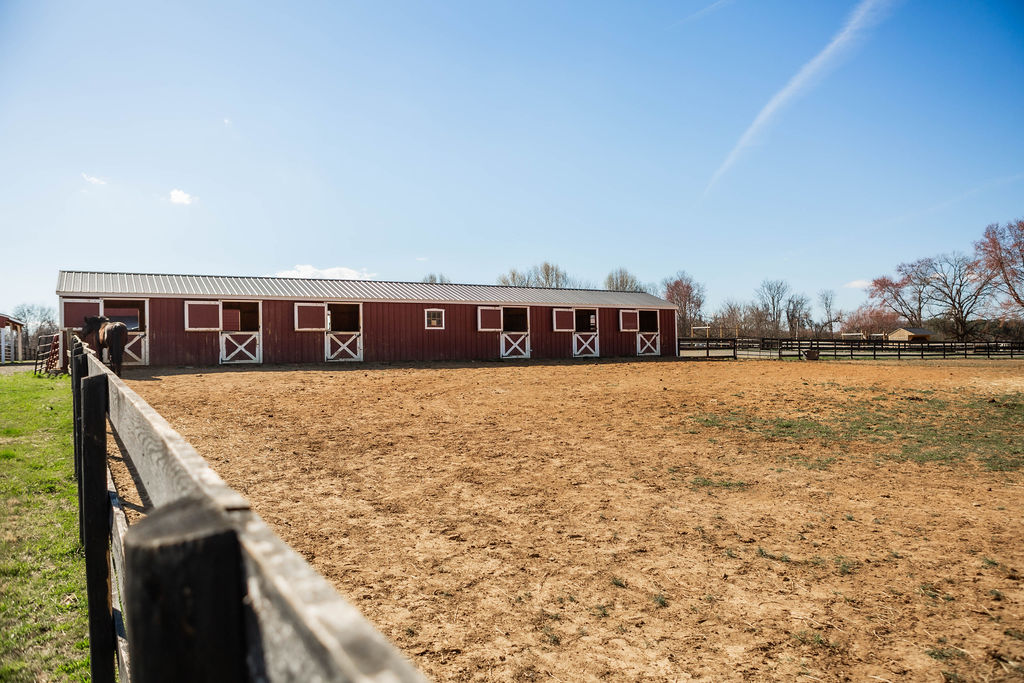 Serene Acres barn panoramic view